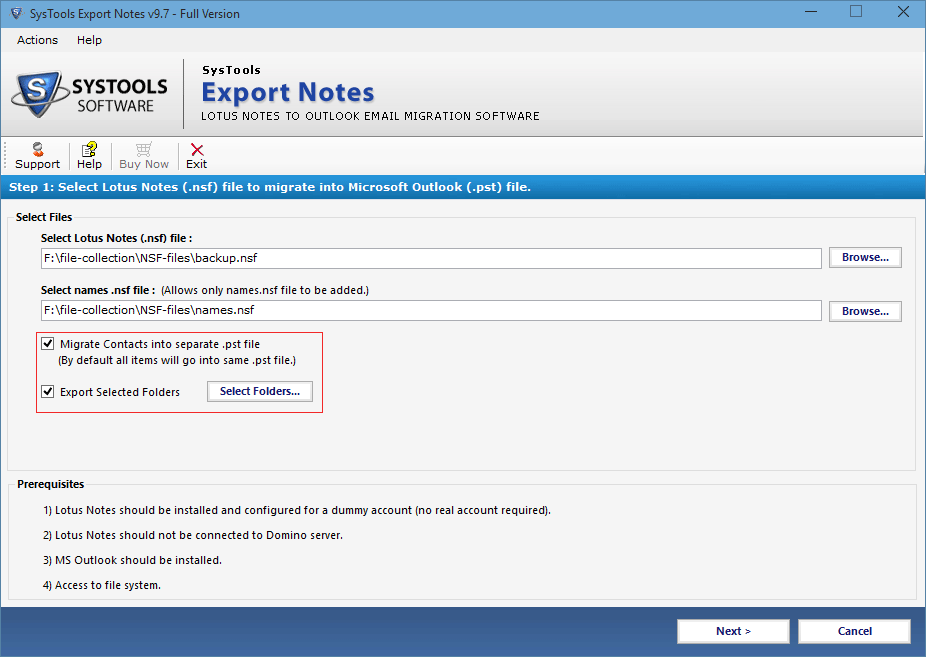 Merge or separate Contacts